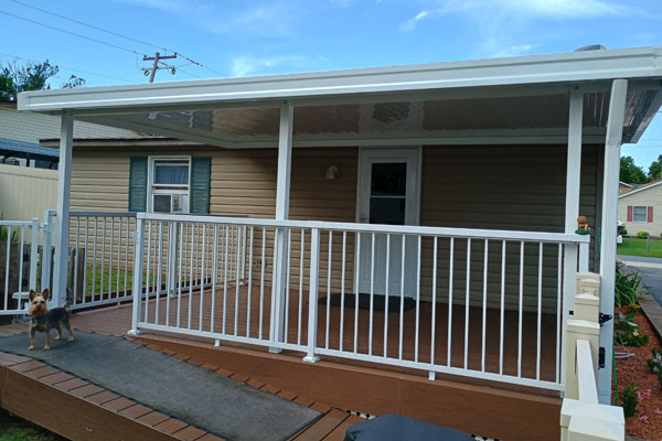 Flat Panel Aluminum Awning for Edgewater, Maryland